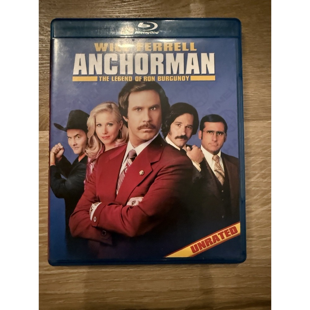 Paramount Anchorman The Legend of Ron Burgundy Blu-ray Unrated Edition Comedy